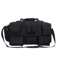 Rothco Canvas Pocketed Military Gear Bag - Black